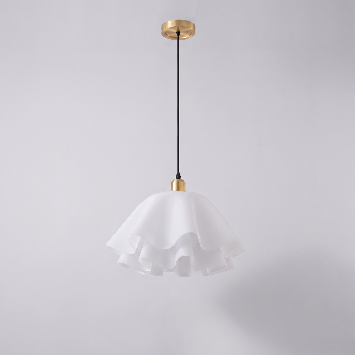 Modern White Petal Flower Pendant Light